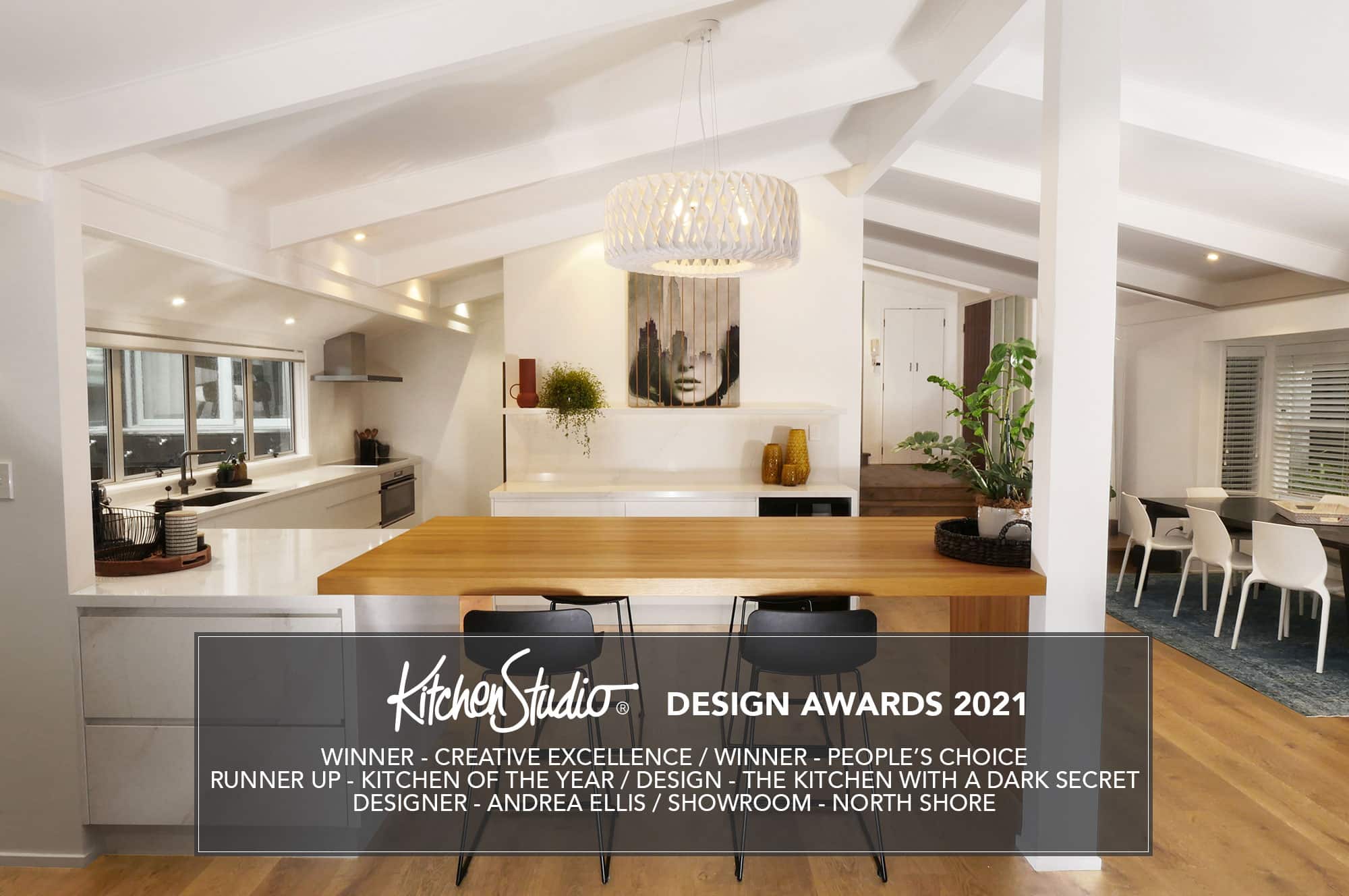 Creative Excellence & People's Choice - Award Winning Kitchen Design 2021 - Kitchen Studio - Andrea Ellis